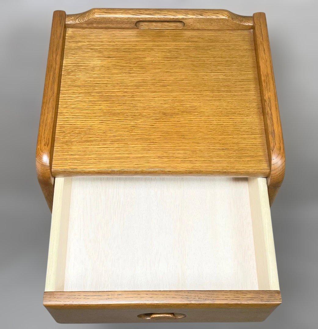 浜本工芸 (ハマモトコウゲイ) 電話台 木製電話台 ファックス台