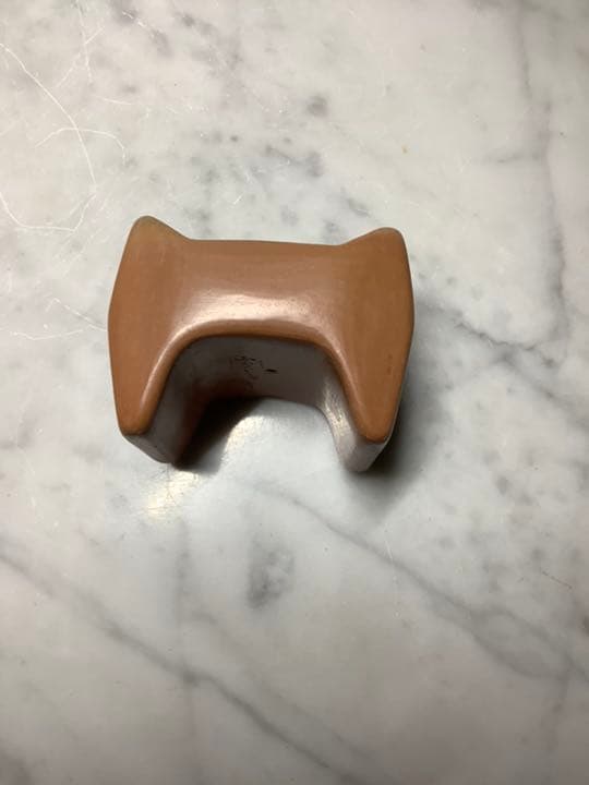 「値下げ」雲華焼　茶道具　「蟹」蓋置　山崎宗元作