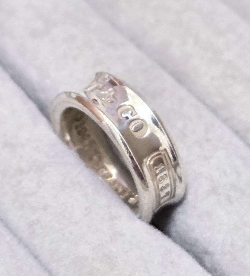 ティファニー　1837　SILVER925　シルバーリング　9号　42990