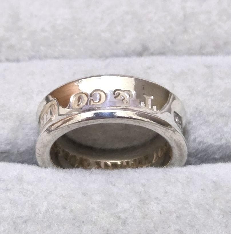 ティファニー　1837　SILVER925　シルバーリング　9号　42990