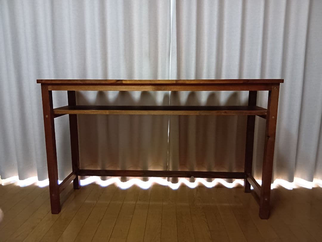 木製デスク　ハンドメイドデスク　木製机 パソコンデスク