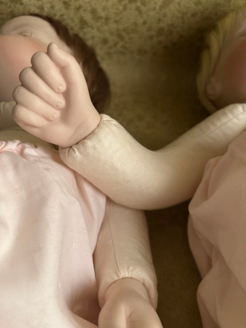 リボーンドール 双子 SUGAR BRITCHES ベビー ビスクドール 刻印