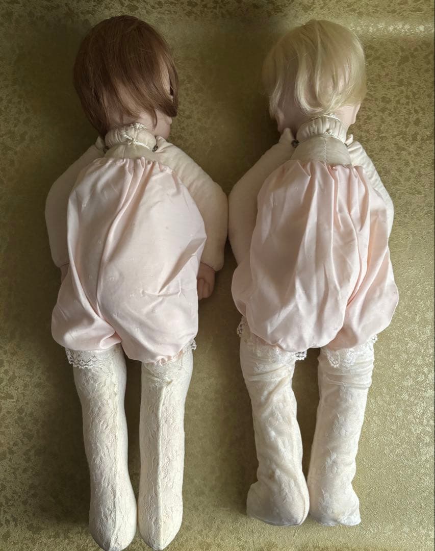 リボーンドール 双子 SUGAR BRITCHES ベビー ビスクドール 刻印