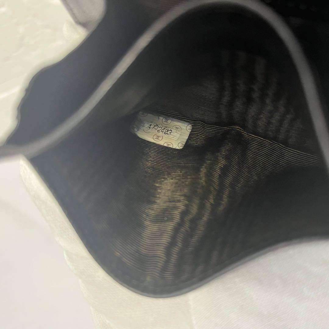 CHANEL シャネル 財布 ケース キャビアスキン ブラック デカココ