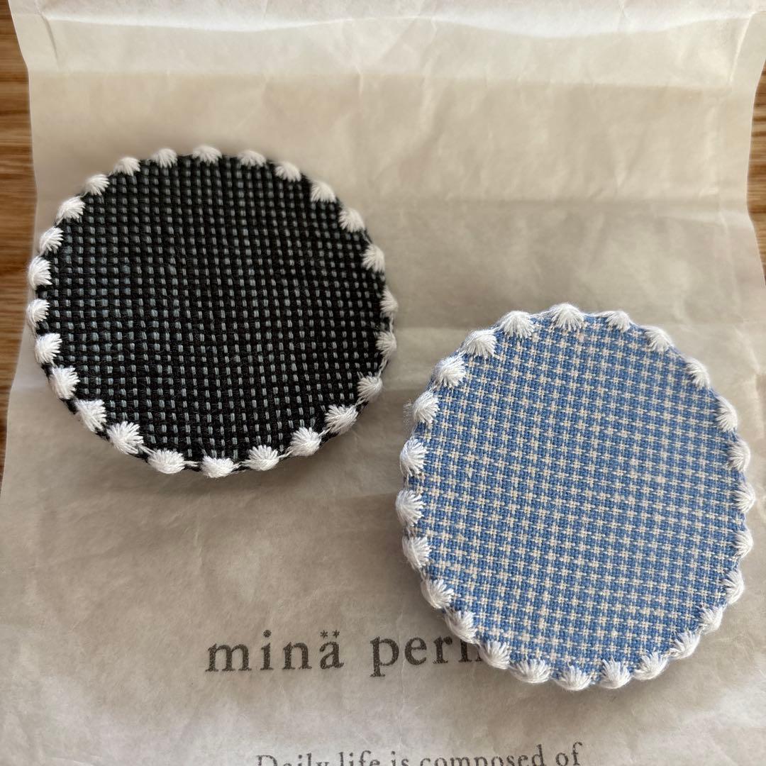 ミナペルホネン サンキューベリーバッジ 2個セット - メルカリ