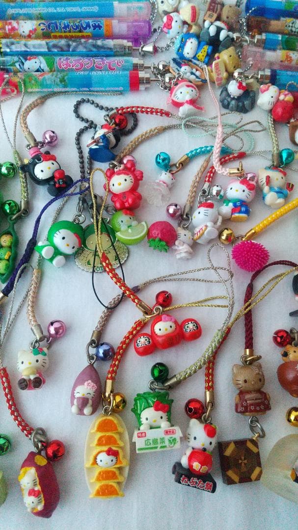 キティ　ご当地　根付け　ボールペン　シャープペン　ストラップ　まとめ売り