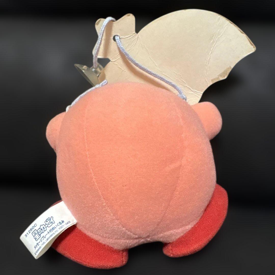 激レア　カービィ ぬいぐるみ メッセージプレート付き　2002年　レトロ　レア