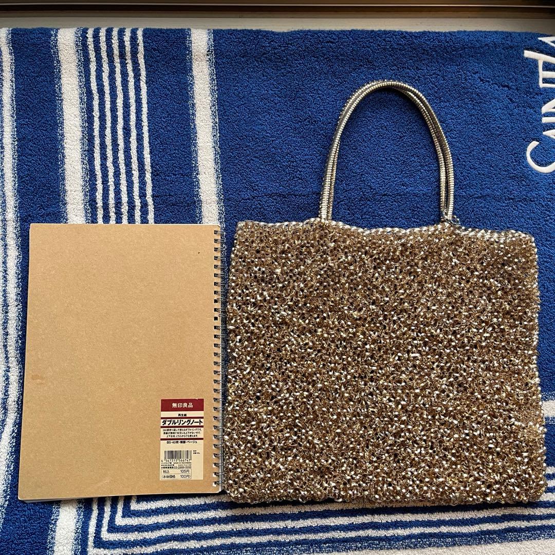 アンテプリマ／ワイヤーバッグ　ゴールド