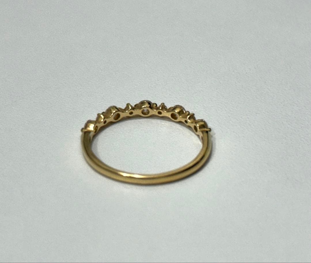 k18メレダイヤ11号リング♪