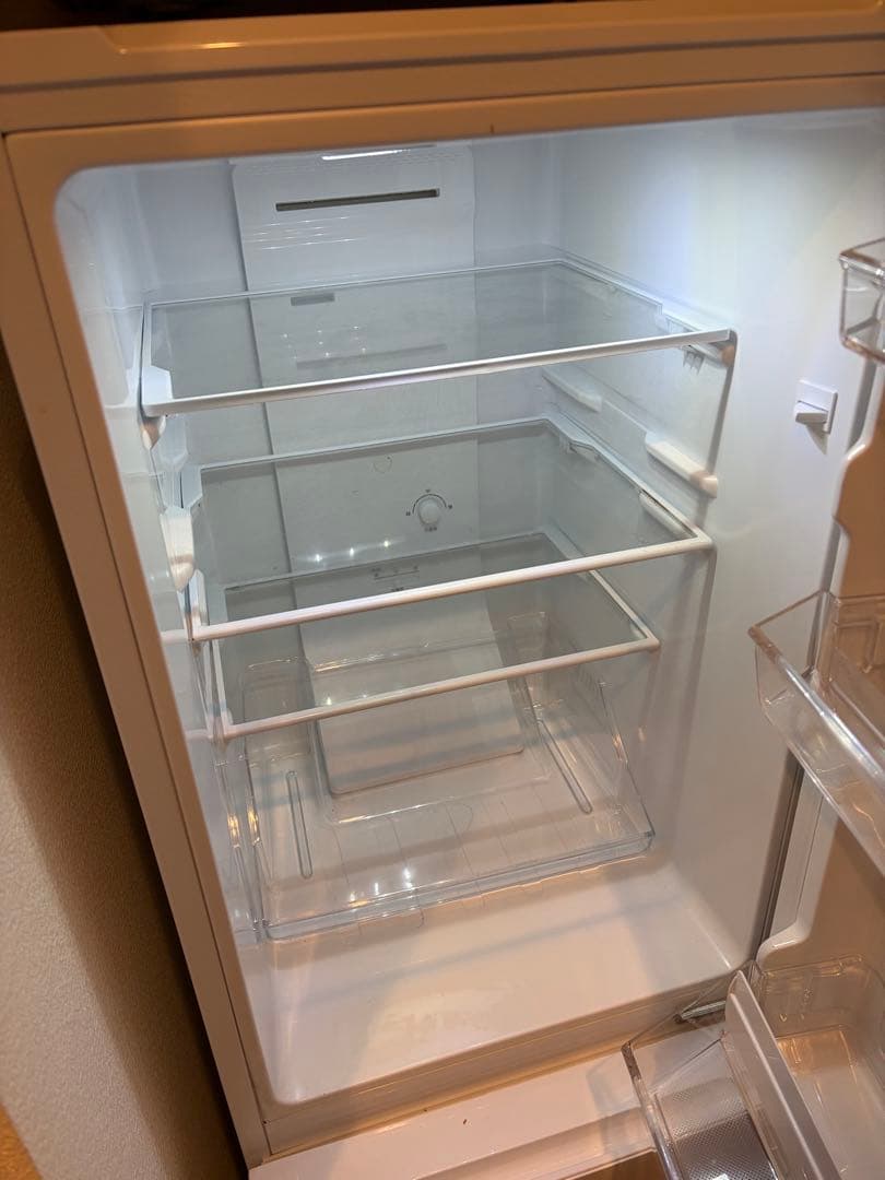 REFAGE 156L ホワイト冷蔵庫 3段棚付き