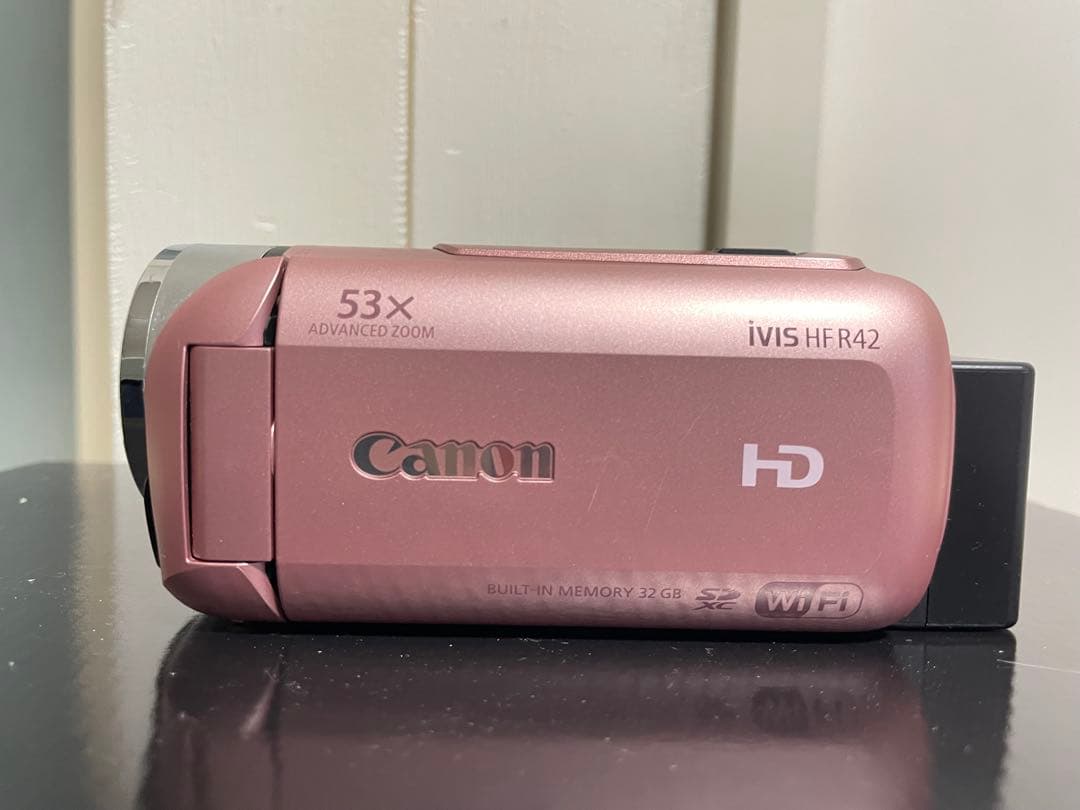 Canon ivis HF R42 ビデオカメラ ピンク - メルカリ