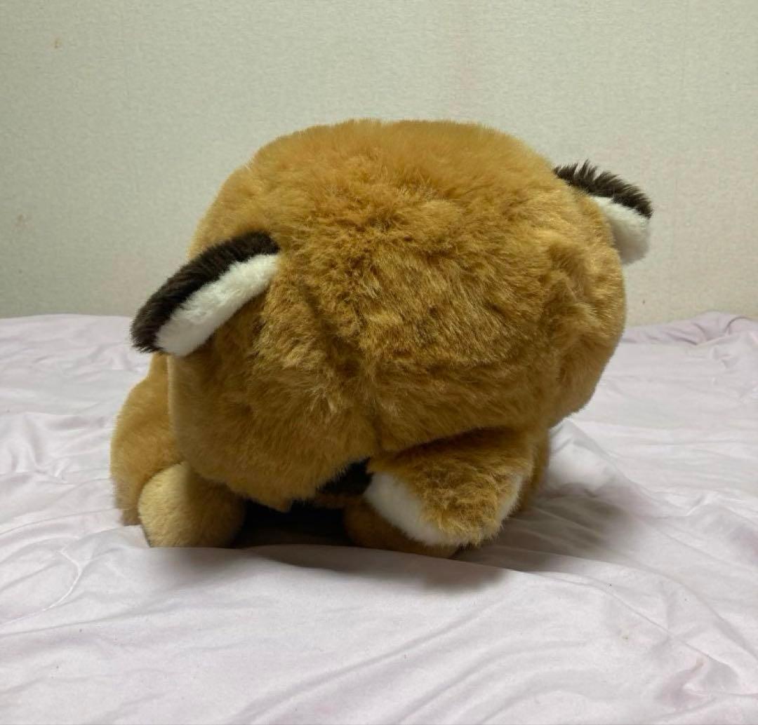 ぬいぐるみの三英 特大サイズ たぬき ぬいぐるみ 中古品 昭和レトロ