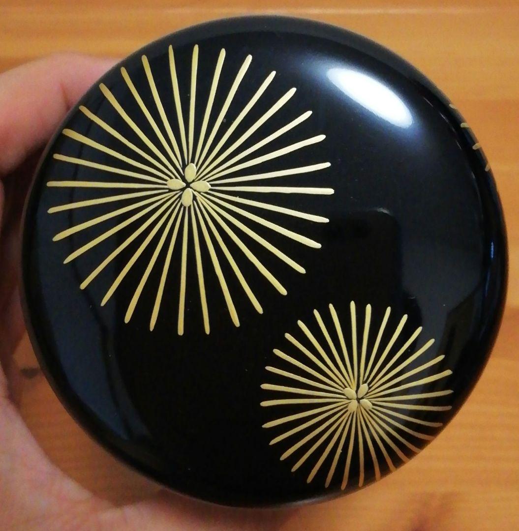 川上閑雪書付 作家物 唐松 蒔絵 棗 共箱 茶道具