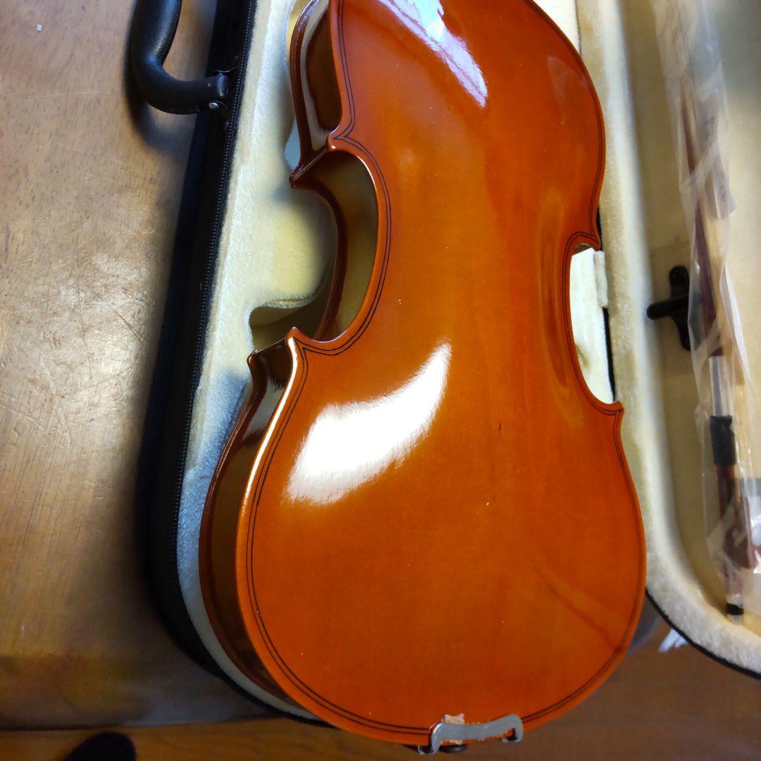 バイオリン本体 4/4 (GIORNO) オレンジ色 ケース付き