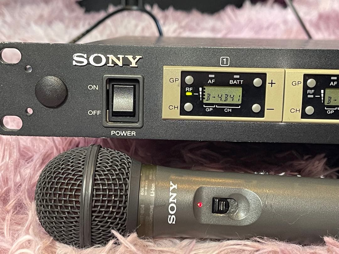 SONY 業務用B帯ワイヤレスマイク 6波セット (ハンド3本/ピン3本)