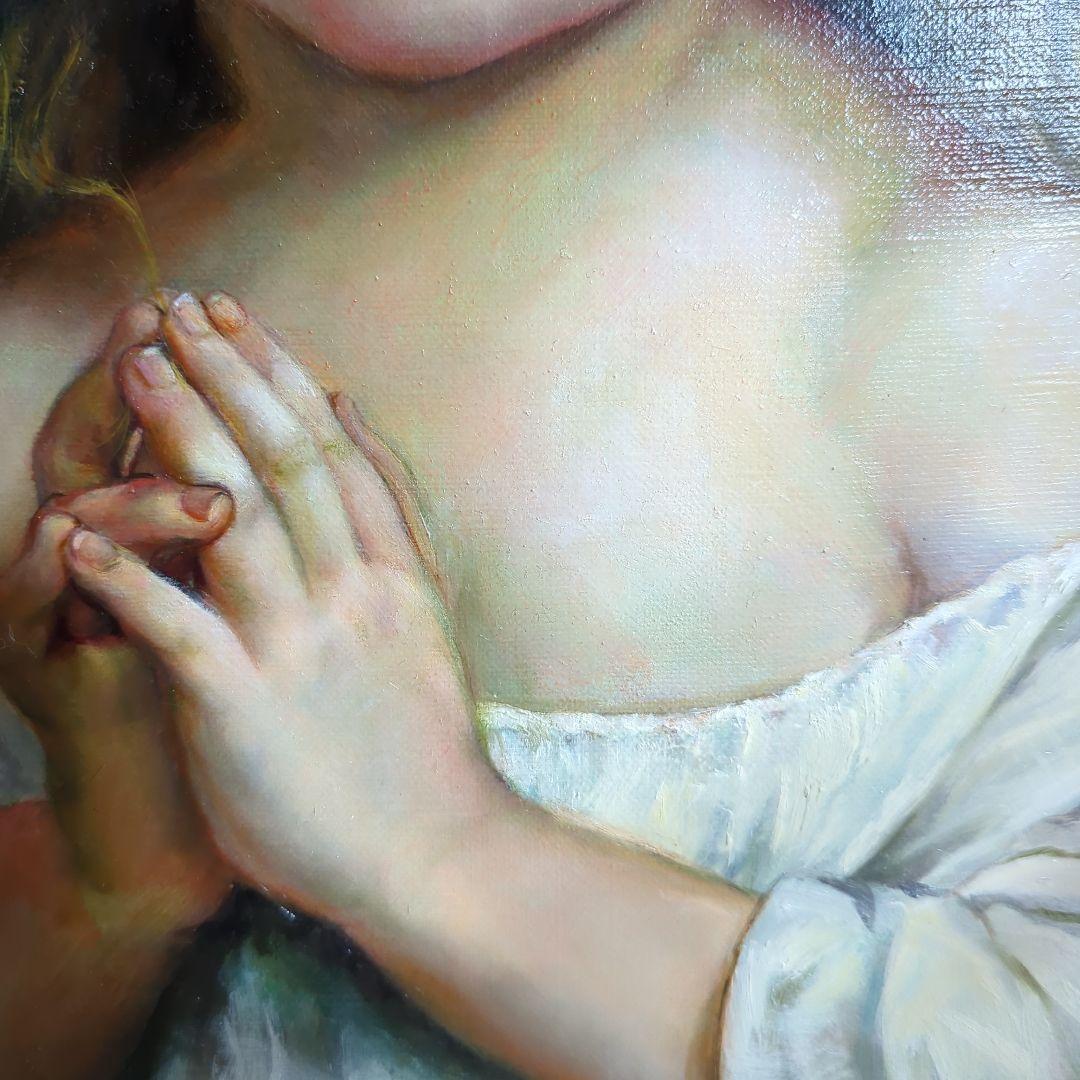 西洋絵画【摸写】ブグロー「少女」国立西洋美術館所蔵　 painterTMK出品