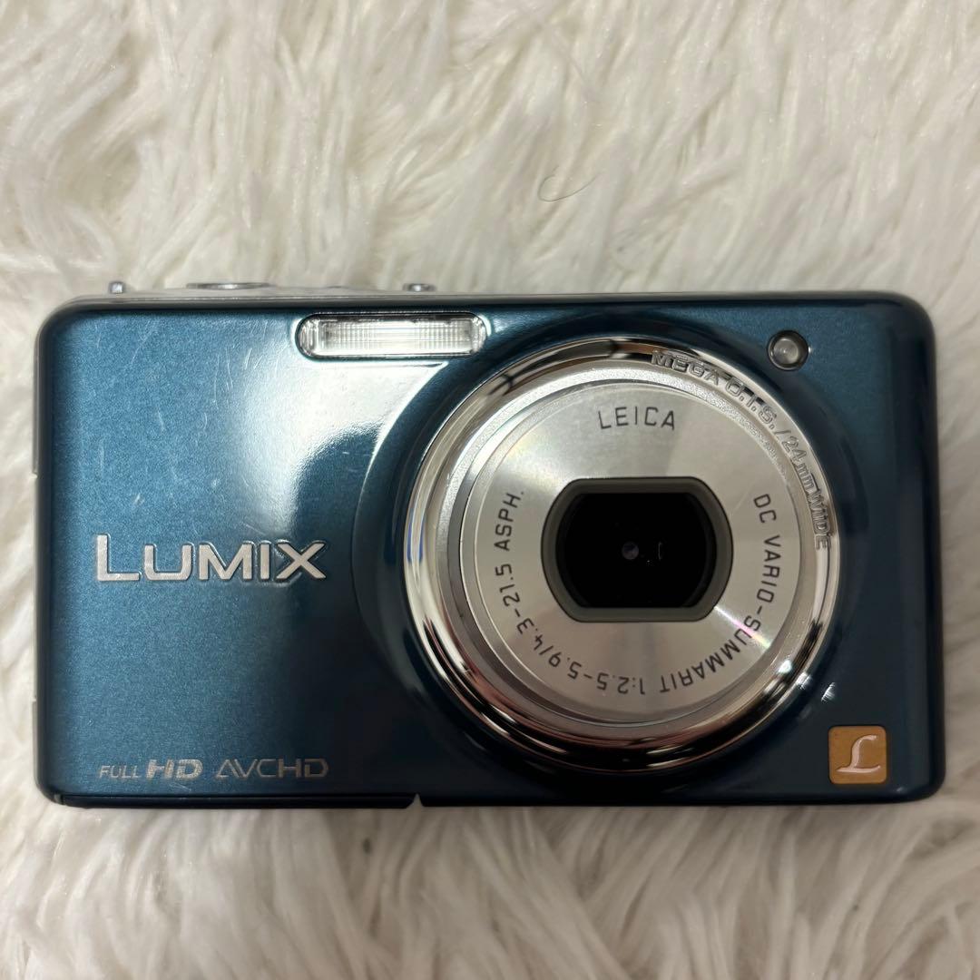 美品】 Panasonic LUMIX DMC-FX77 ブルー コンデジ - メルカリ