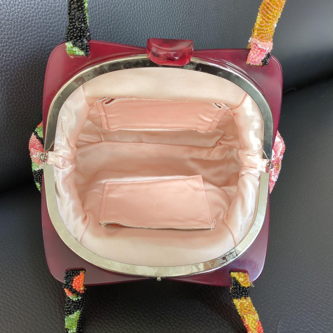 総ビーズバッグ 総ビーズ パーティーバッグ 和装洋装