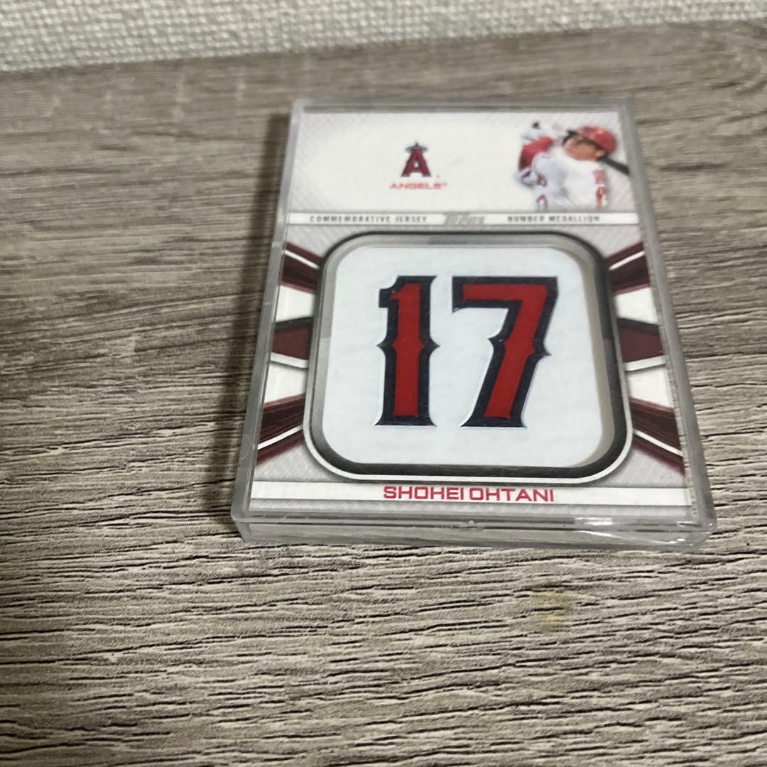 大谷翔平 2022 トップス メダリオンカード ジャージナンバー Topps