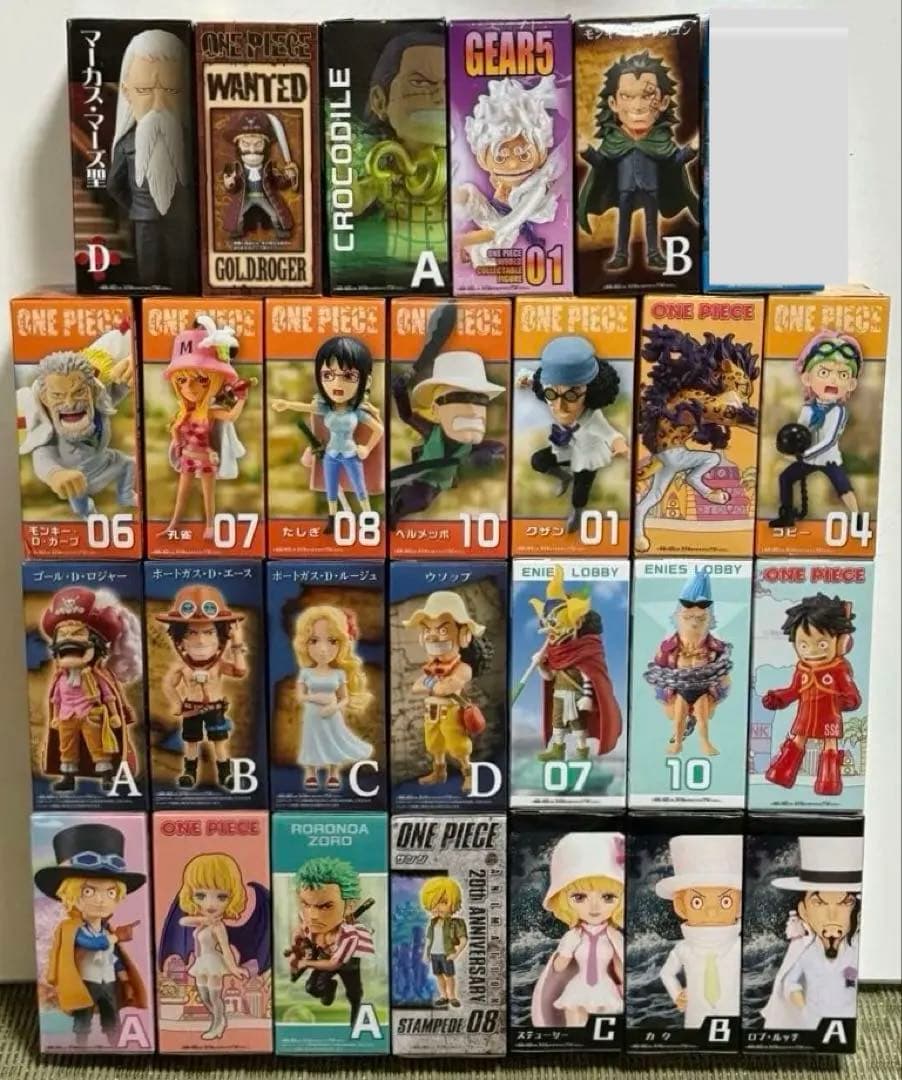 ワンピースワールドコレクタブルフィギュア 27個