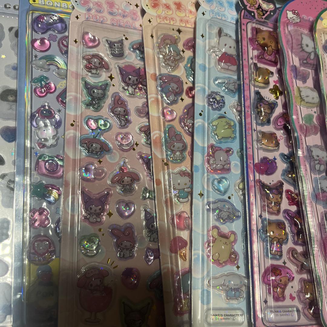 ボンボンドロップシール うるちゅるポップシール サンリオ ディズニーたまごっち