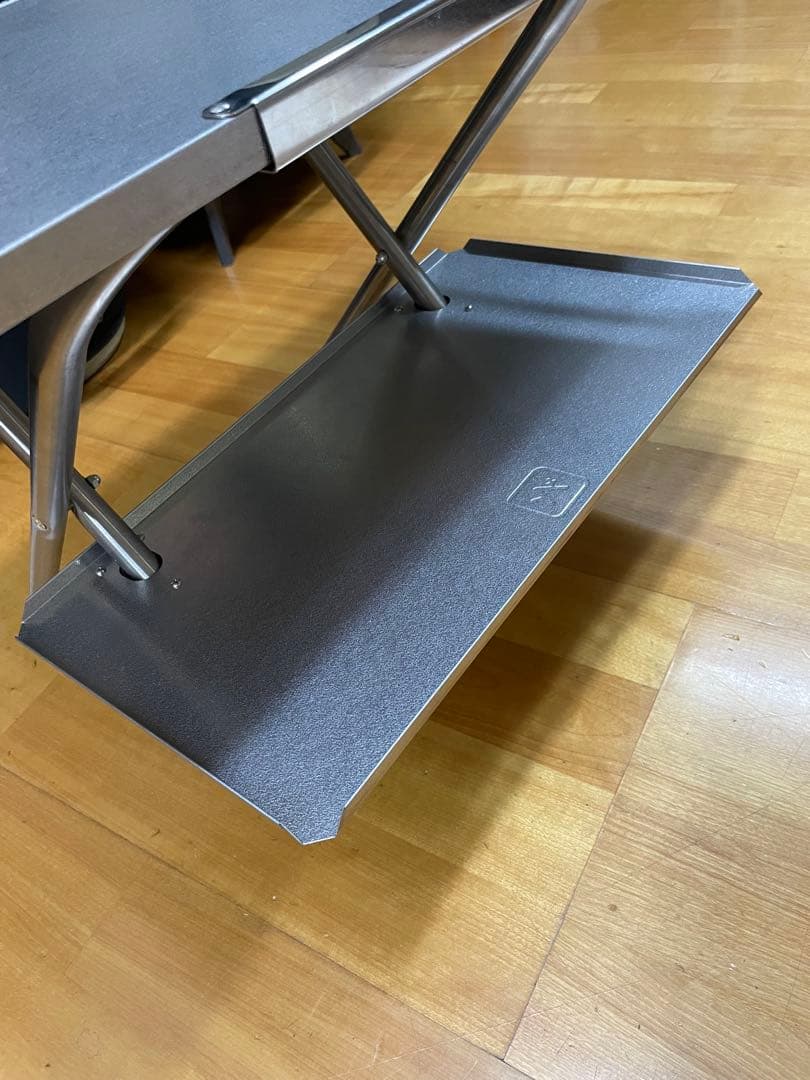 エ*ロ様 ユニフレーム焚き火テーブルサイドバーカスタム+別注レッグ