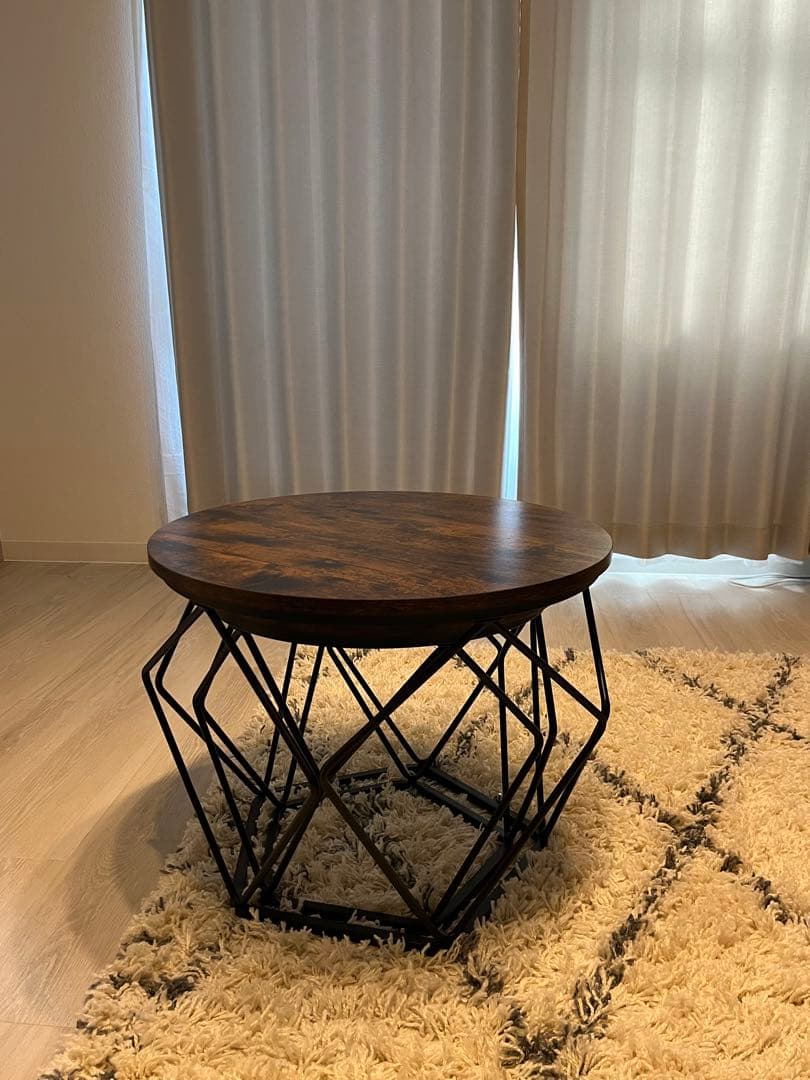 美品 カリモク家具 モダン ナイトテーブル モカブラウン AU8450 ナイト