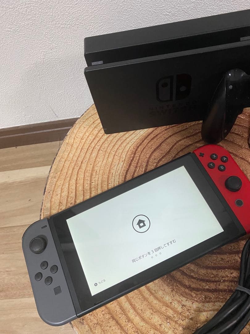 Nintendo Switch ニンテンドースイッチ本体　GRY/RED 箱無し