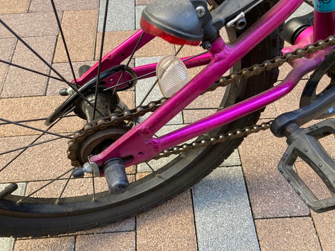 名古屋市】ヨツバサイクル 18インチ 限定色・パープル