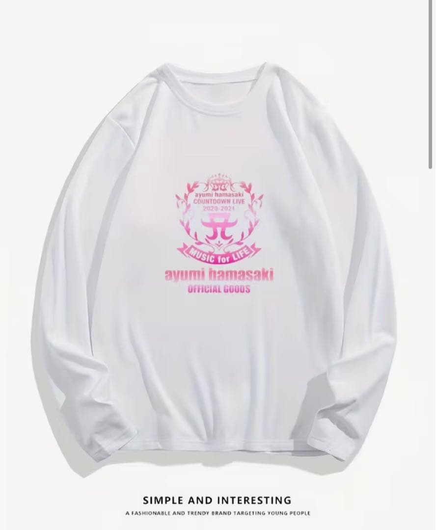 浜崎あゆみ COUNTDOWN LIVE 長袖TシャツLサイズ - メルカリ