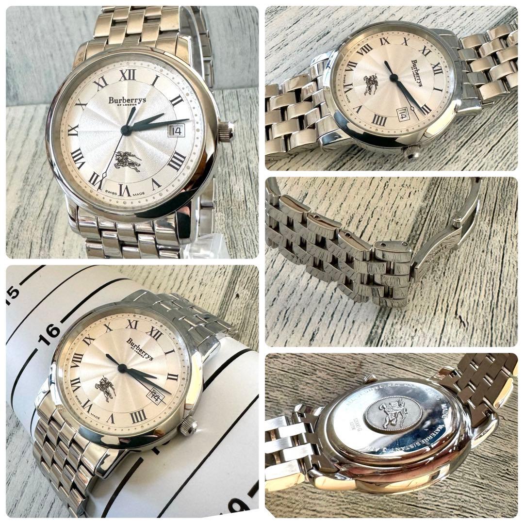 【電池交換済】BURBERRY バーバリー 腕時計 12000G シルバー