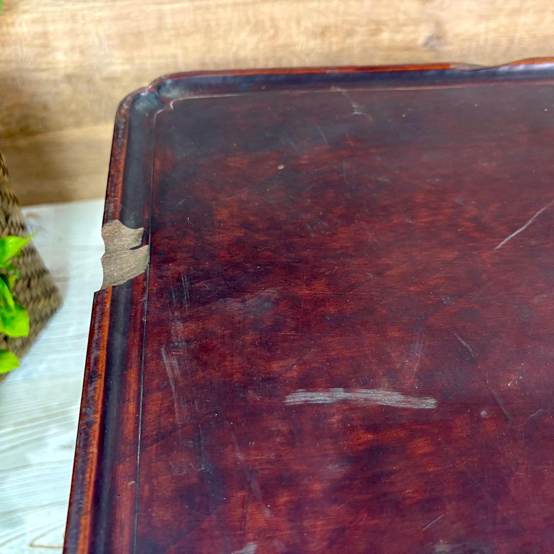 韓国年代物李朝家具木製特大お膳ソバンテーブル座卓アンティークビンテージ