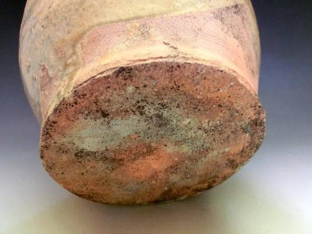 壷□古い耳付き船壷 丸壺 茶壷 古玩 古美術 時代物 骨董