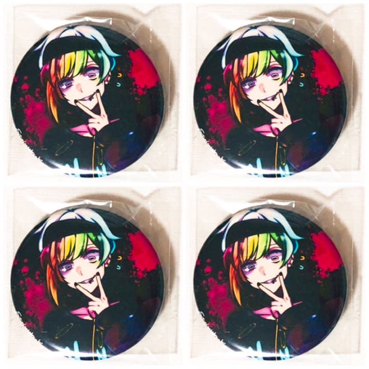 新品☆狼ゲーム【飯田リンタロウ】イベント☆報酬☆缶バッジ☆キャラ