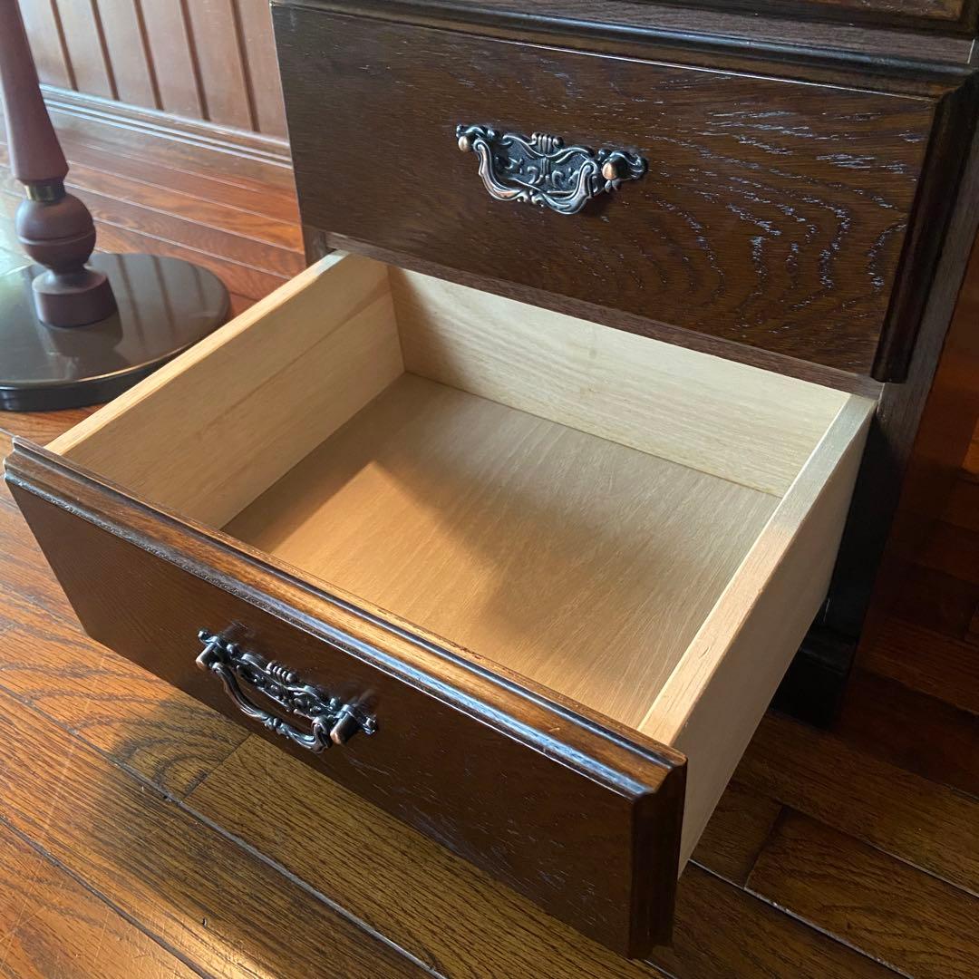 ベッドサイドキャビネット アメリカ製 3段引き出し ミニチェスト