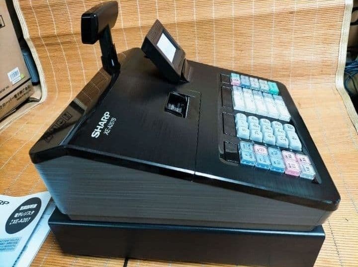 美品シャープレジスター XE-A207 PC連携売上管理設定無料 991109