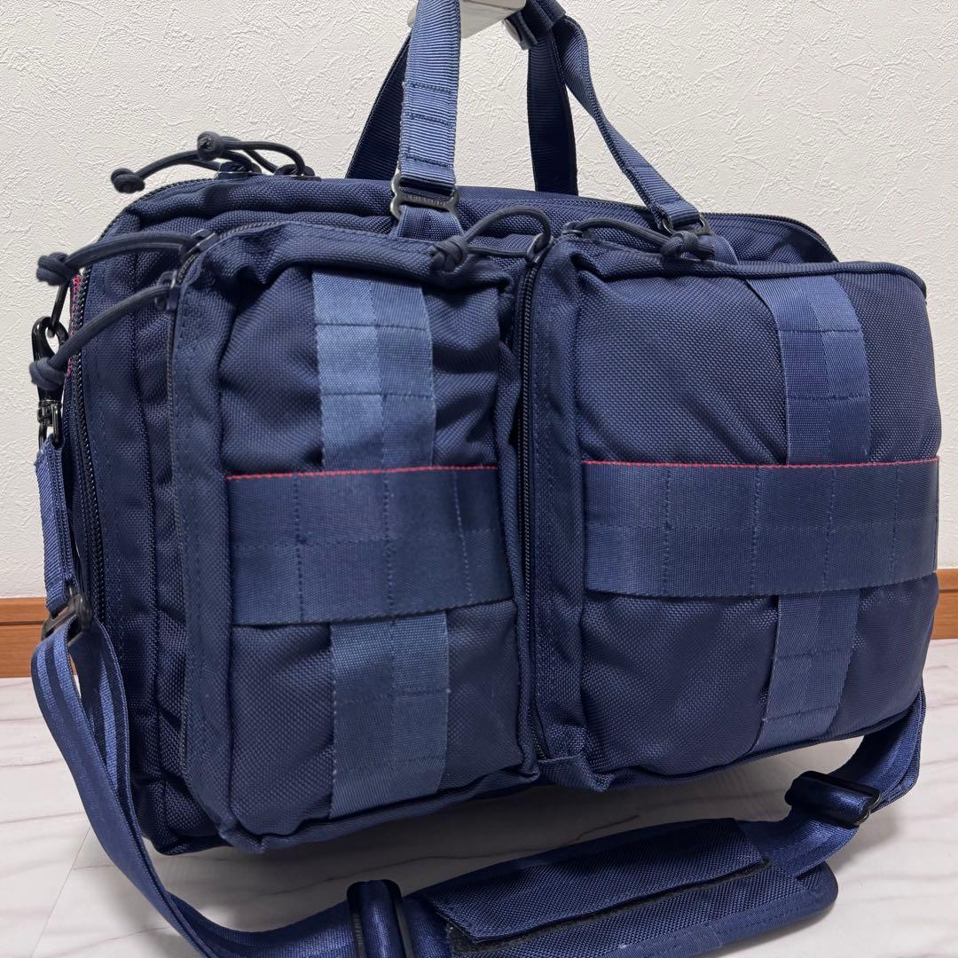 希少✨別注BRIEFING×BEAMS+ 3way ビジネスリュック 青 PC可