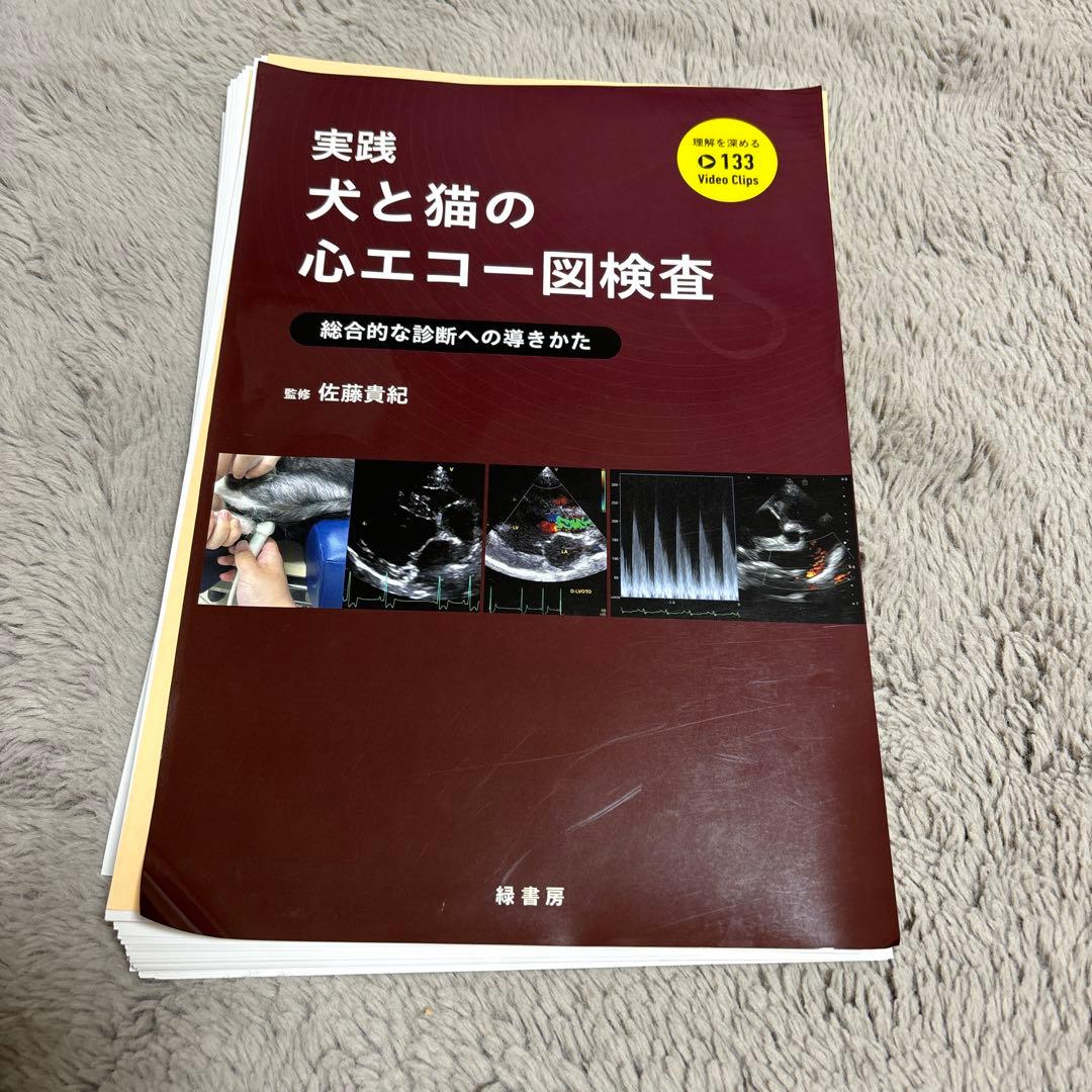 裁断済、実践犬と猫の心エコー図検査 : 総合的な診断への導きかた