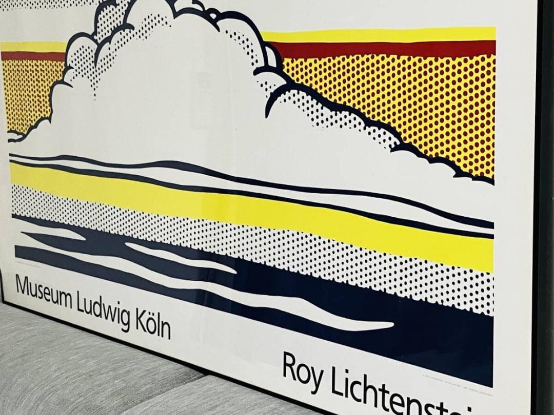 ロイ・リキテンスタイン 雲と海ポスター 70×120