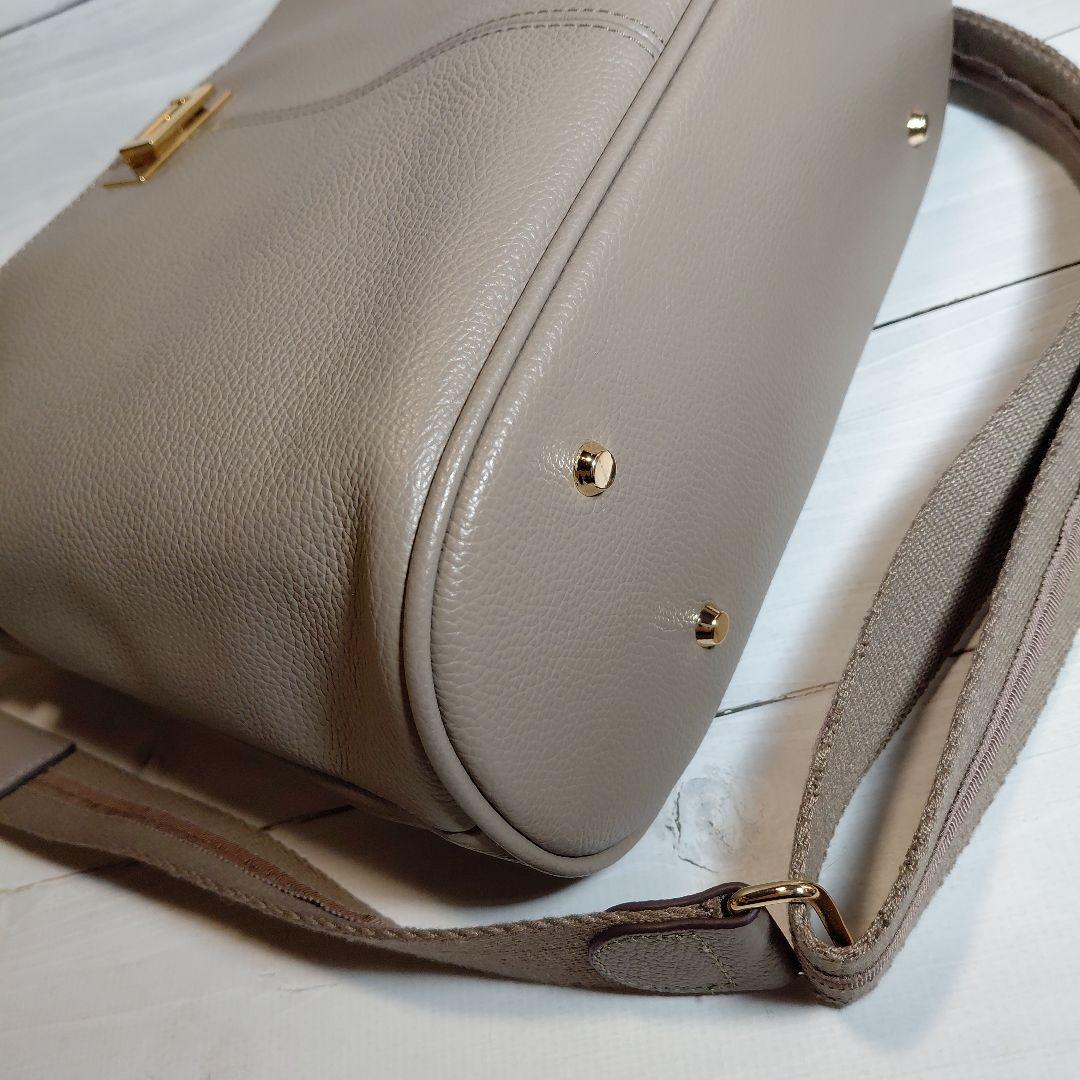 週末セール　美品　ATAO アタオ ウィークエンド 2way ショルダー トープ