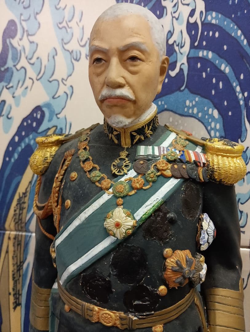 戦前稀少レア大日本帝国海軍東郷平八郎元帥大正〜昭和戦前頃46センチ