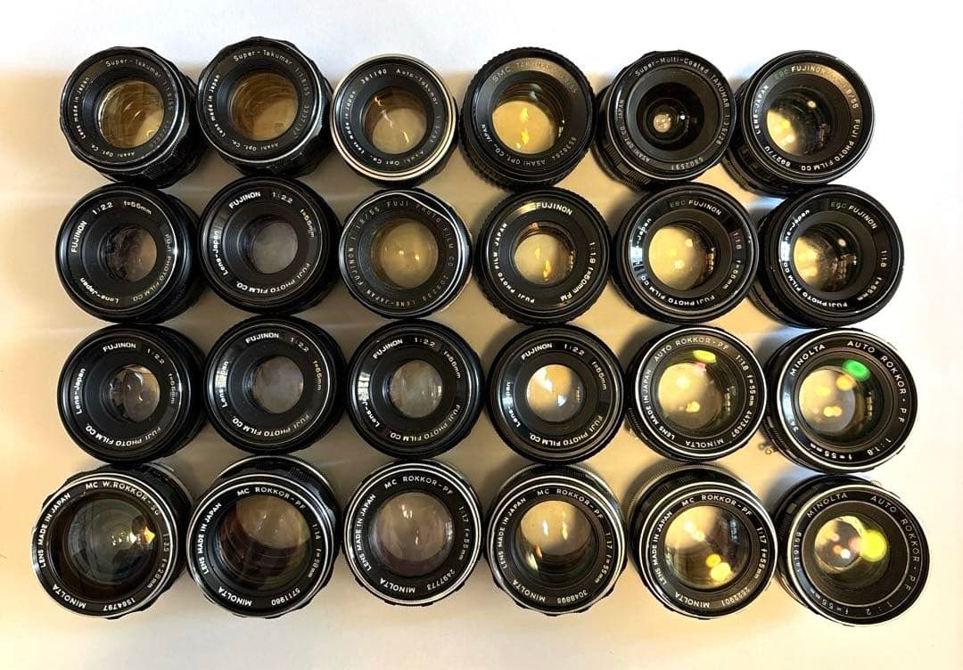 まとめ売り②】PENTAX、MINOLTAなどオールドレンズレンズ24点