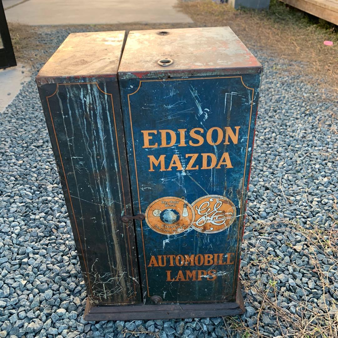 kaodaly様専用 EDISON MAZDA 1920 キャビネット - メルカリ