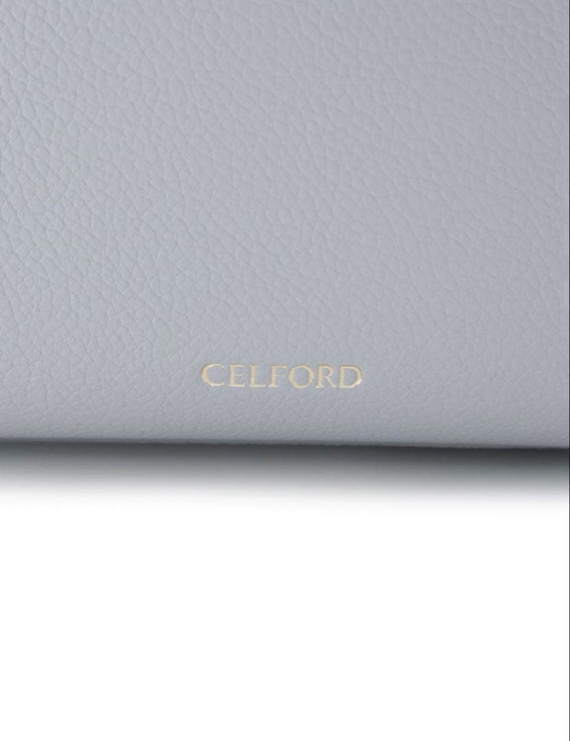 【美品】CELFORD リュタン ビジュースタッズボストンバッグ SAX