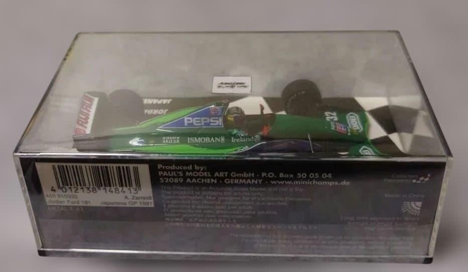[新品]1/43 PMA ミニチャンプス F1 Jordan Ford 191