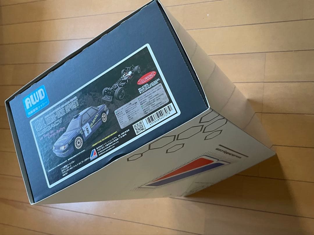 1/10 スバル　レガシィ（BC5)ツール•ド•コルスver. シャーシ組立済