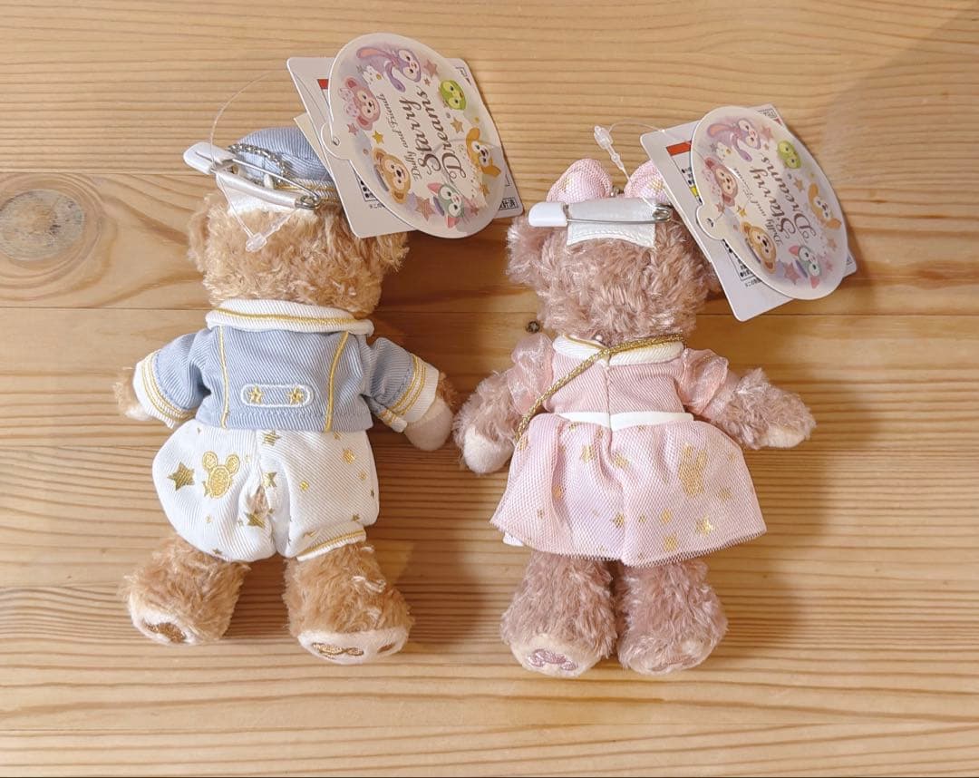 ダッフィー　シェリーメイ　ぬいぐるみバッジ　ぬいバ　スターリードリームス