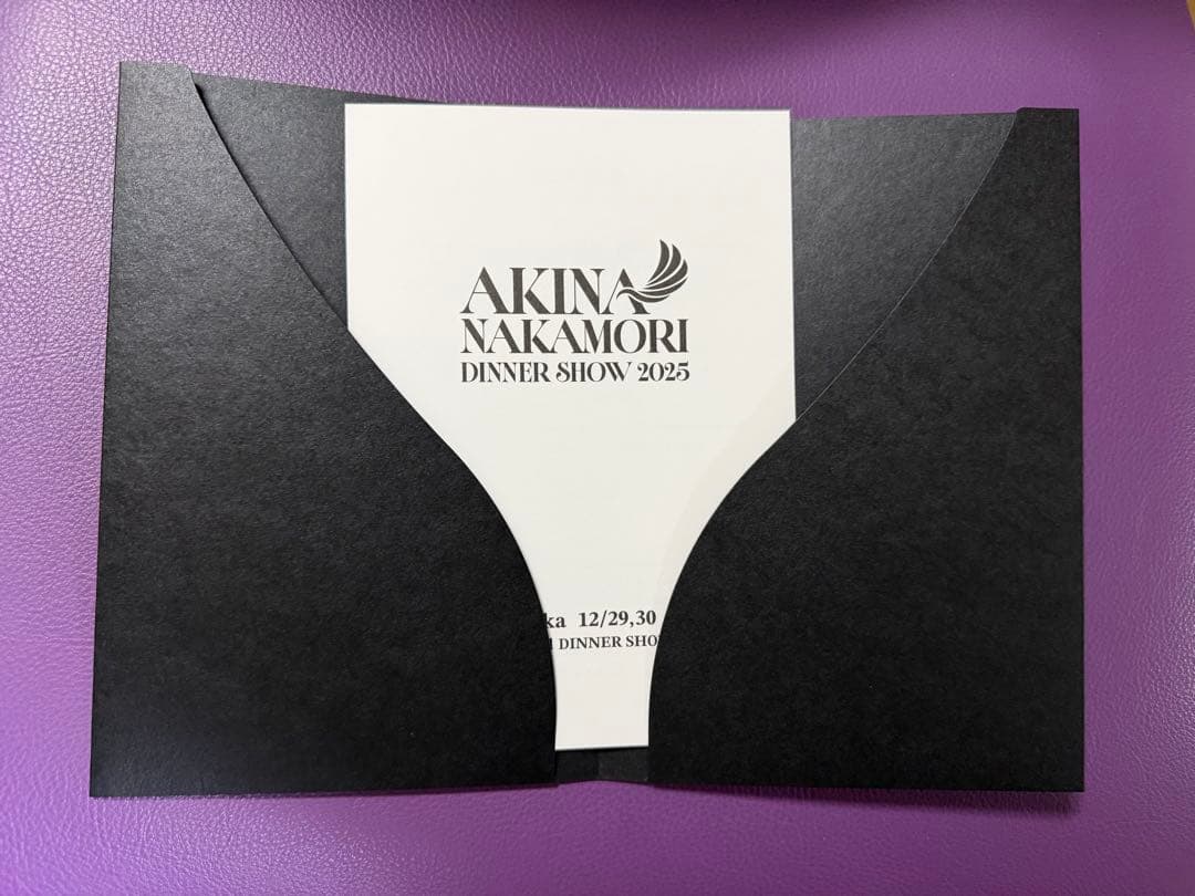 中森明菜 ディナーショー2025 大阪 トートバッグ、ポストカード