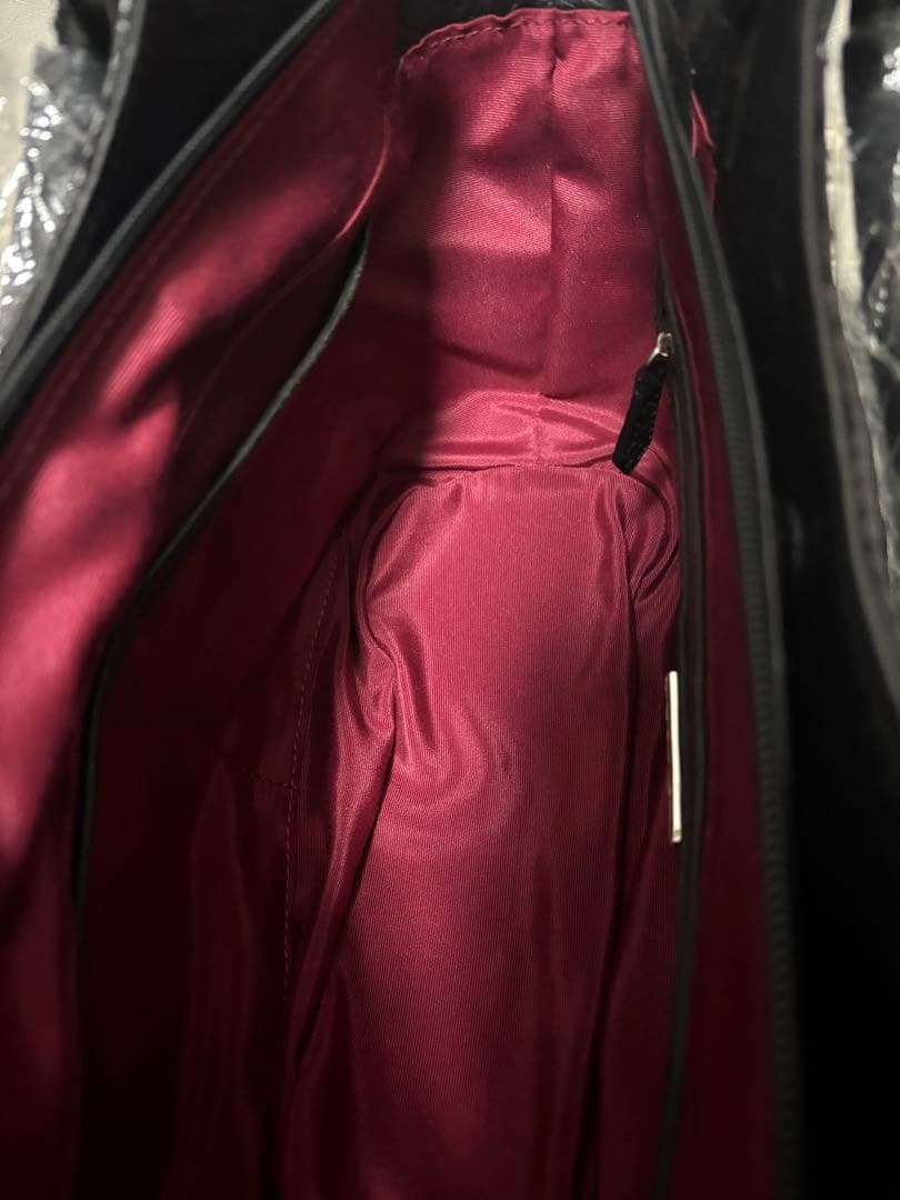 新品⭐️GRESPARISダイヤモンドパイソンブラックハンドバック定価6万