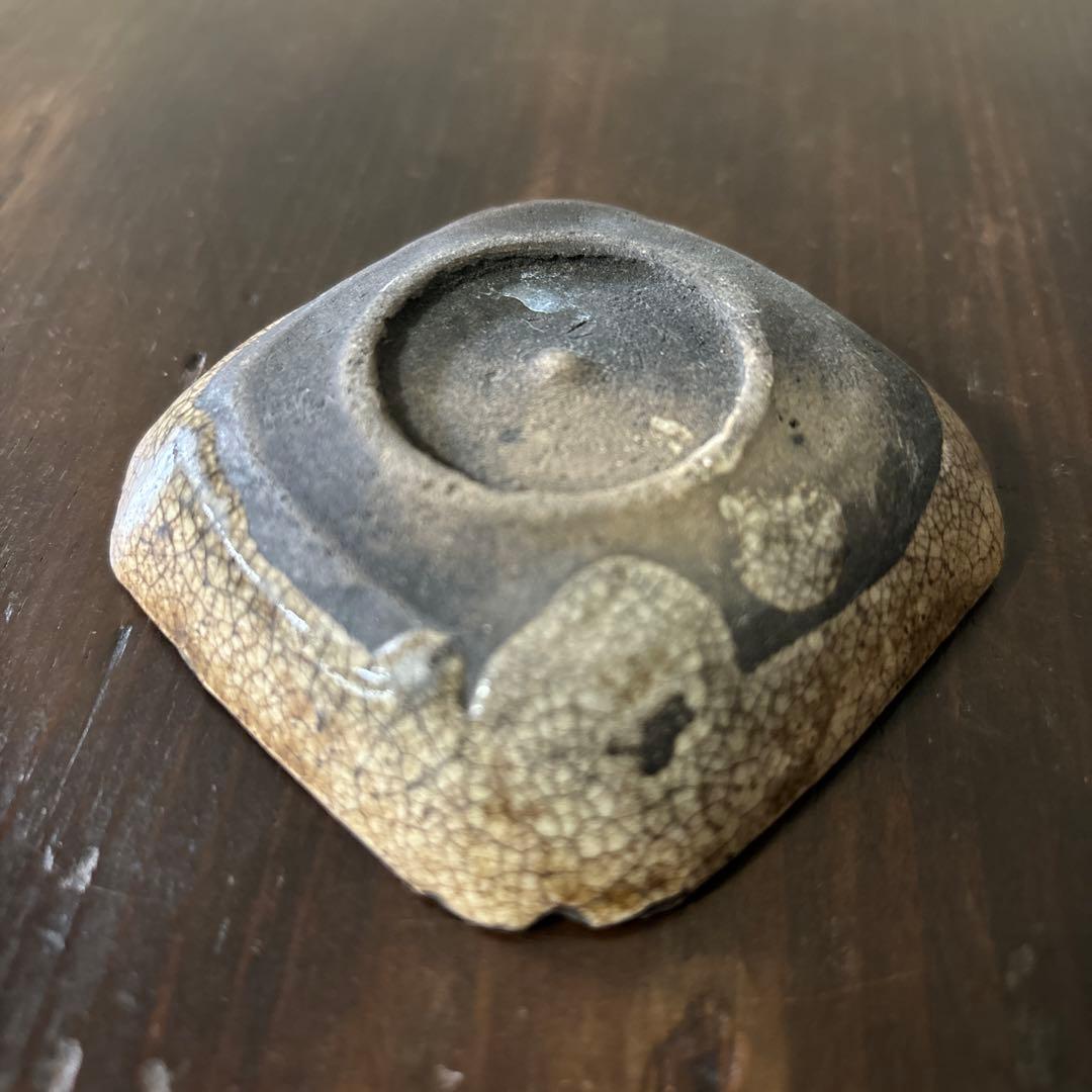 時代黄瀬戸小皿 5点 豆皿 美濃 瀬戸 酒盃 骨董 アンティーク 古道具 李朝